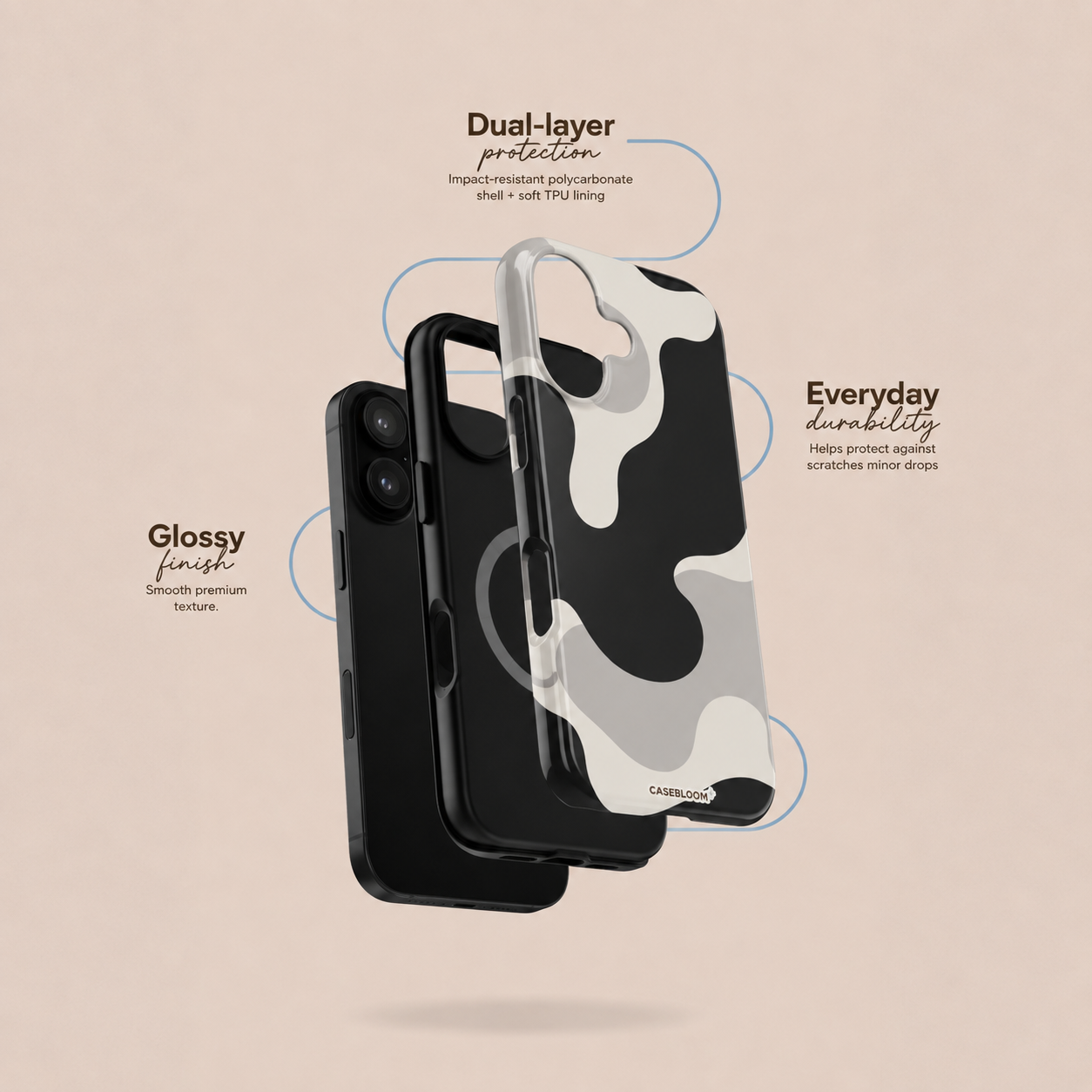 Noir Melt - iPhone Case
