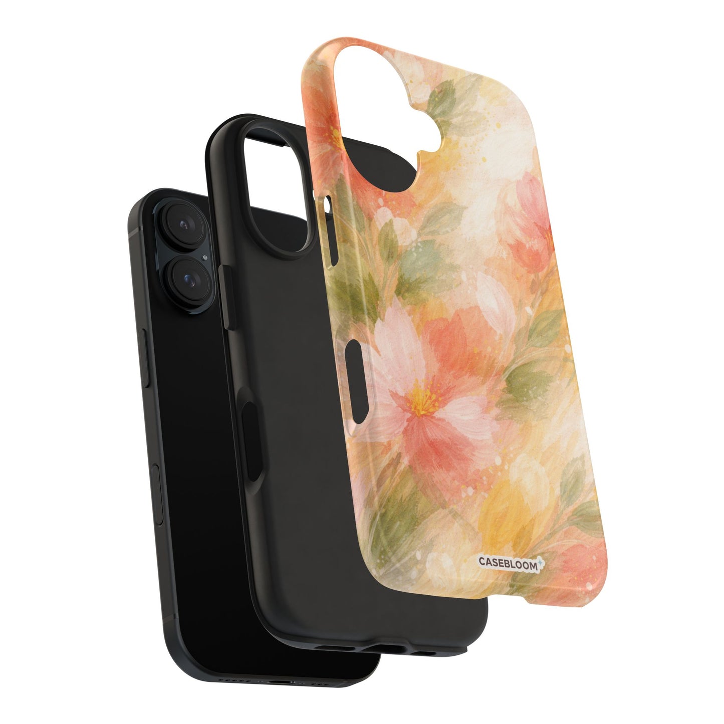 Peach Meadow Brushstroke - iPhone Case