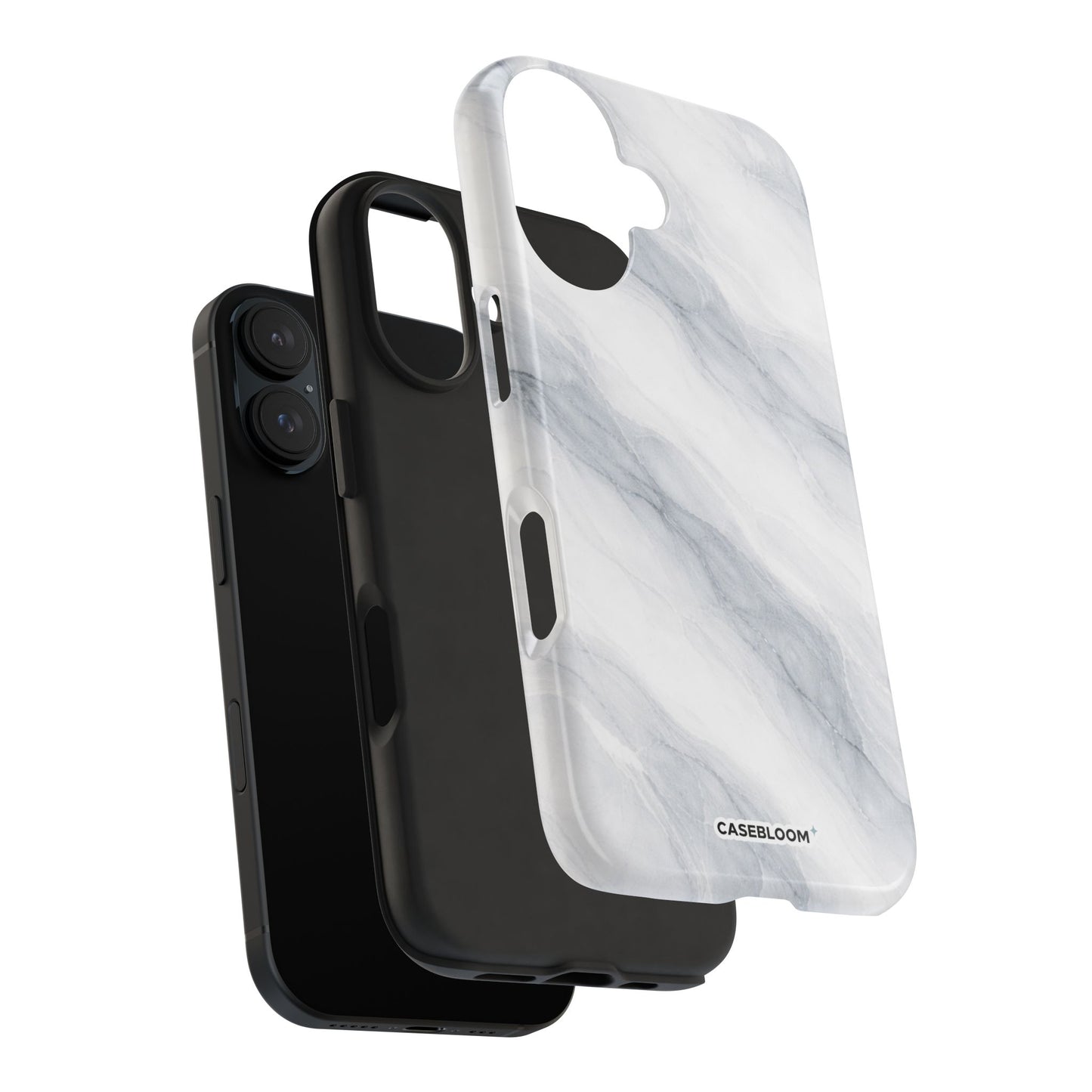 Silver Marble - iPhone Case