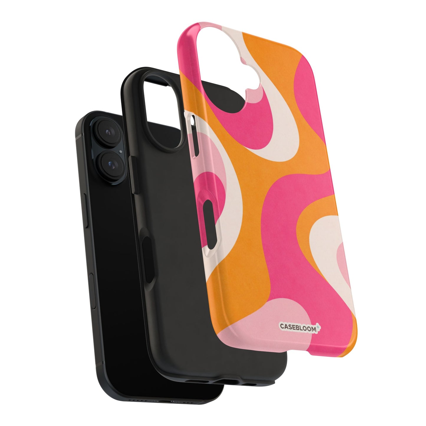 Pink Citrus Wave - iPhone Case