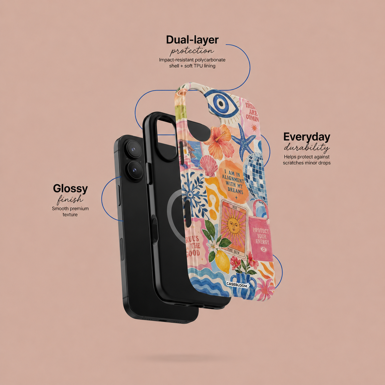 Sun Tarot Mood - iPhone Case