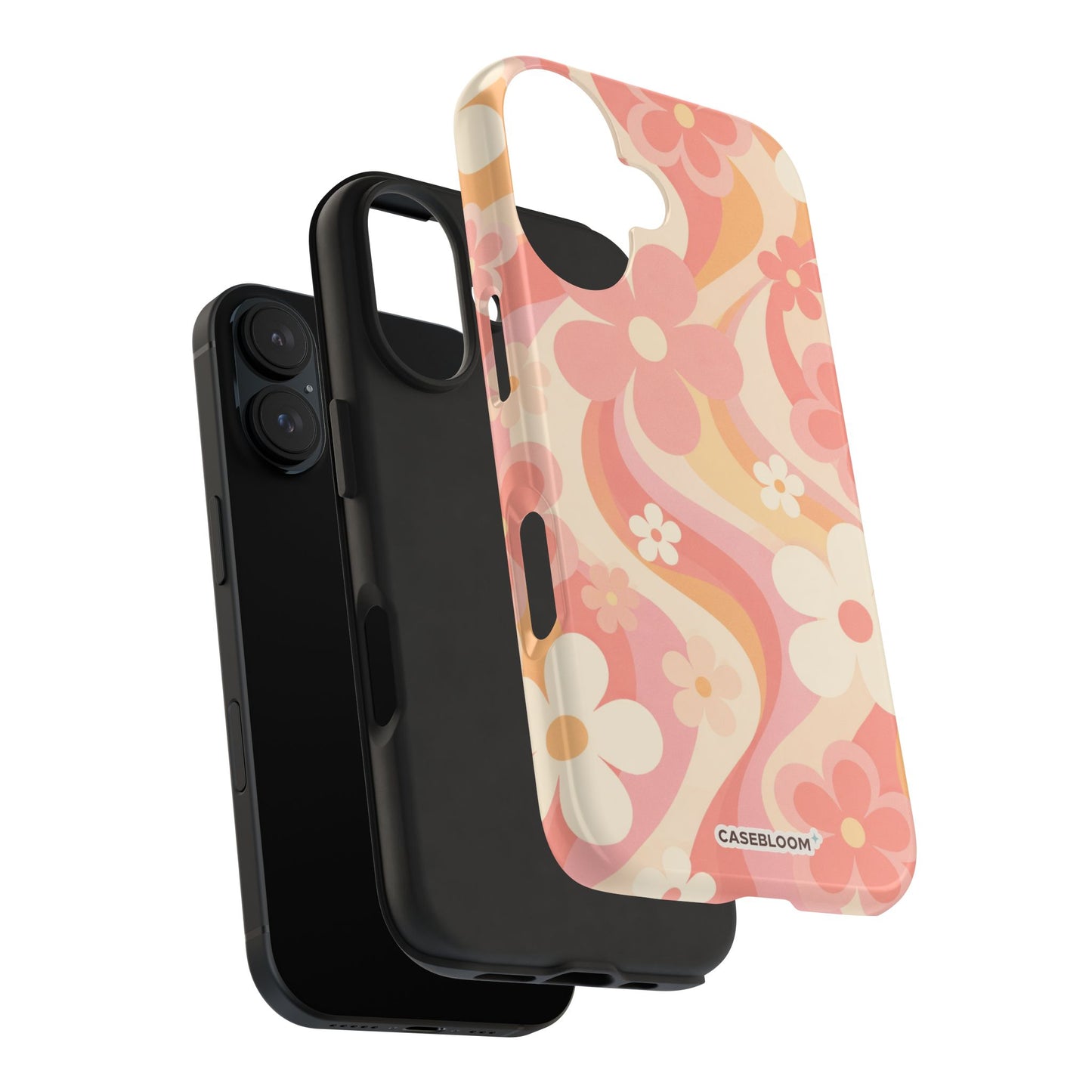 Peachy Bloom - iPhone Case