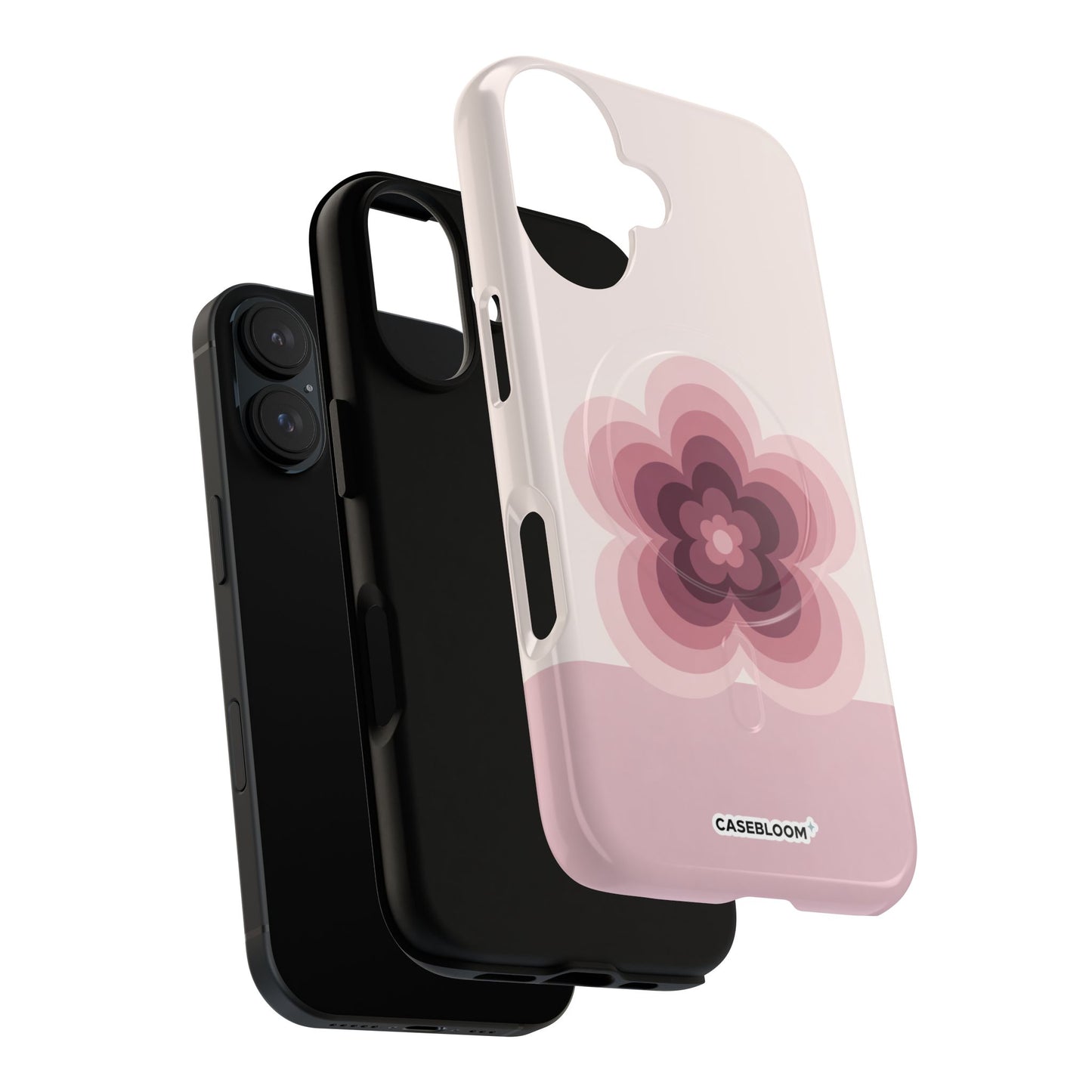 Rose Bloom Retro - iPhone Case