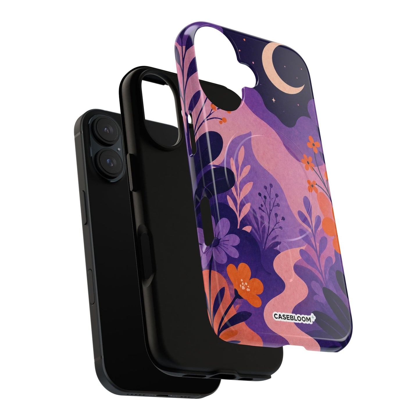 Violet Moon Garden - iPhone Case