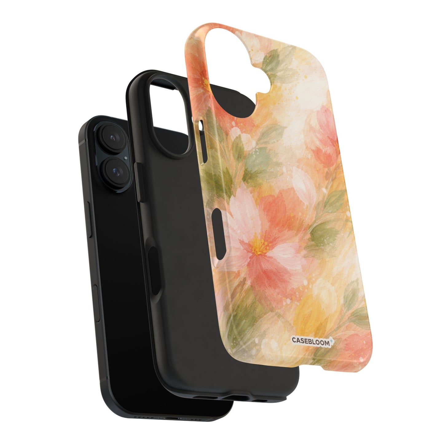 Peach Meadow Brushstroke - iPhone Case
