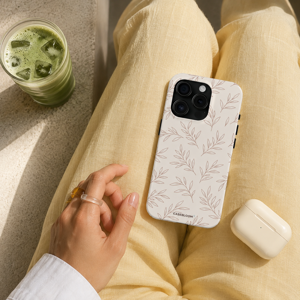 Almond Laurel - iPhone Case