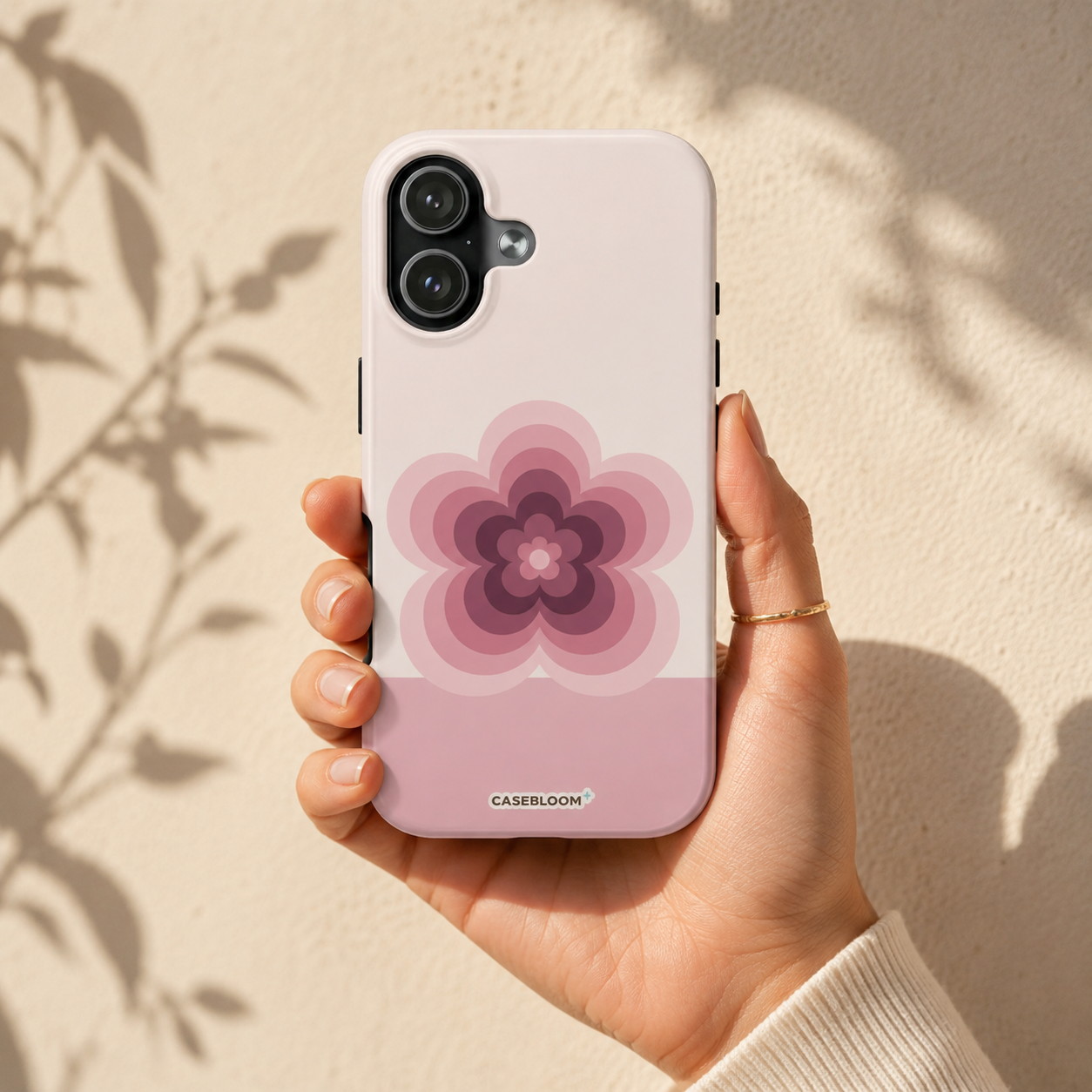 Rose Bloom Retro - iPhone Case