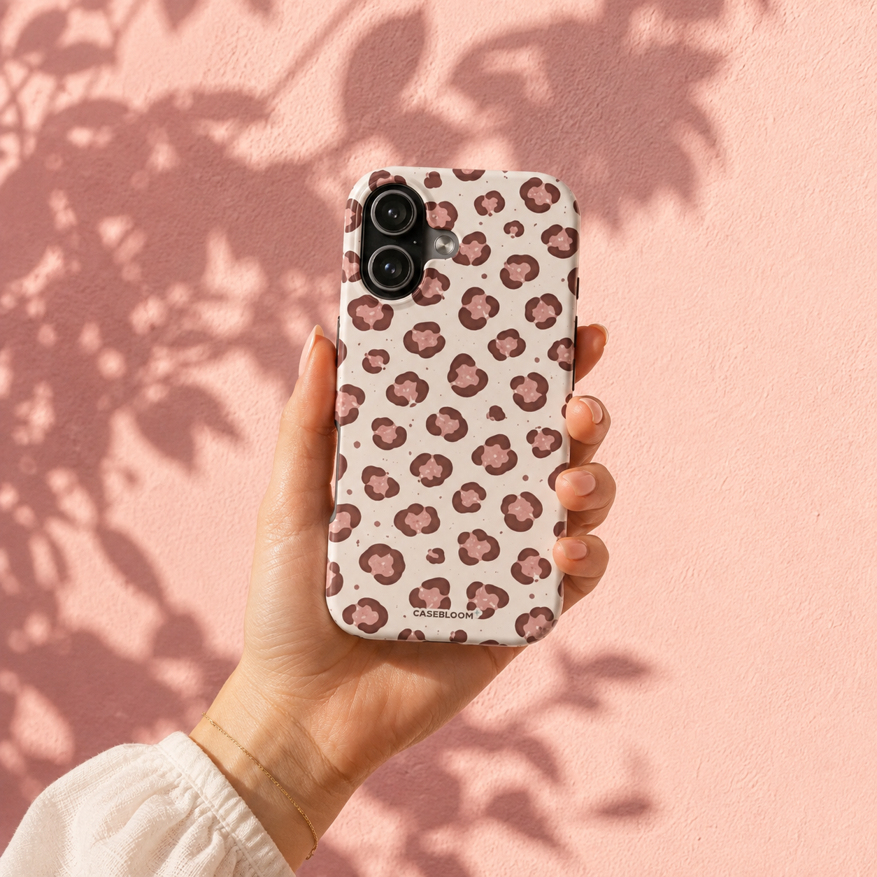 Blush Micro Leopard - iPhone Case