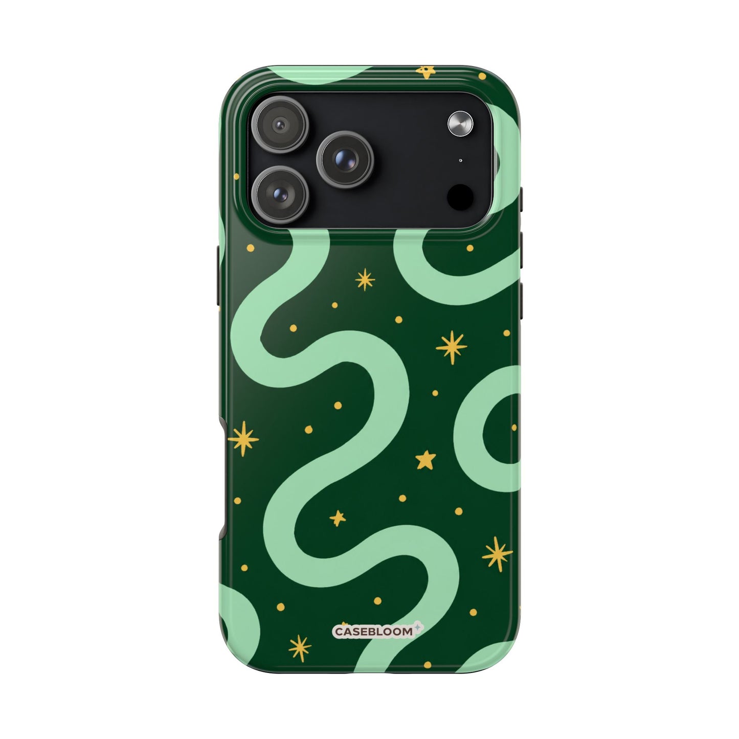Midnight Mint Glow - iPhone Case