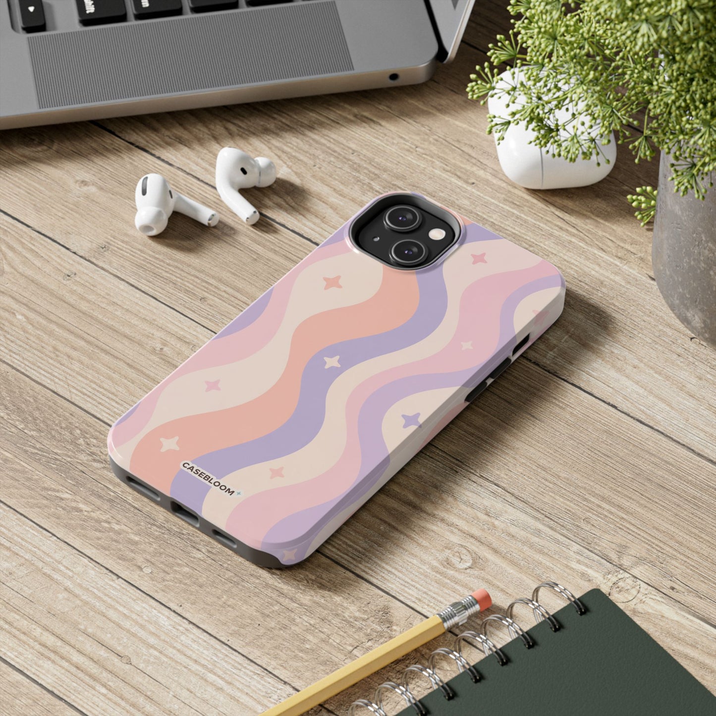Pastel Stars Flow - iPhone Case