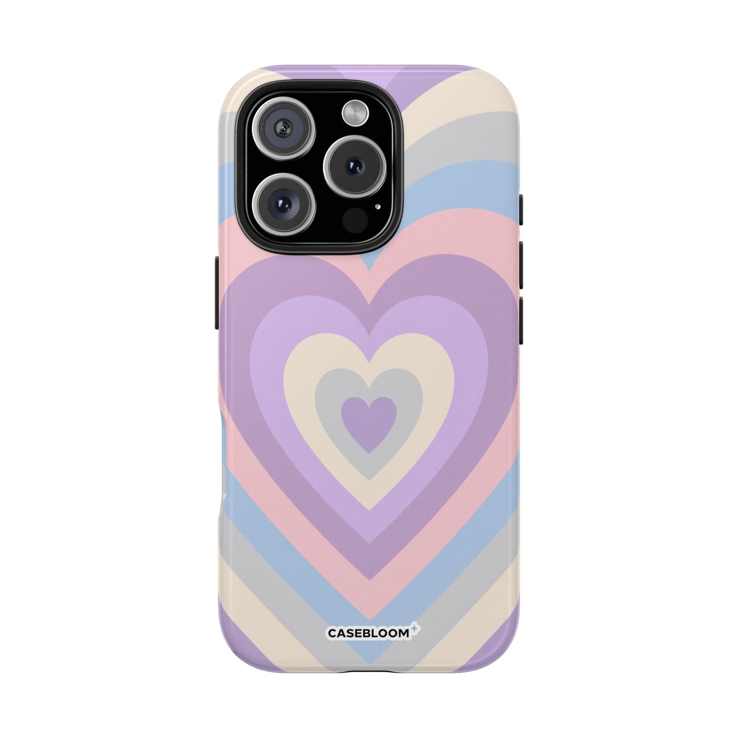 Heart Layers Lilac - iPhone Case