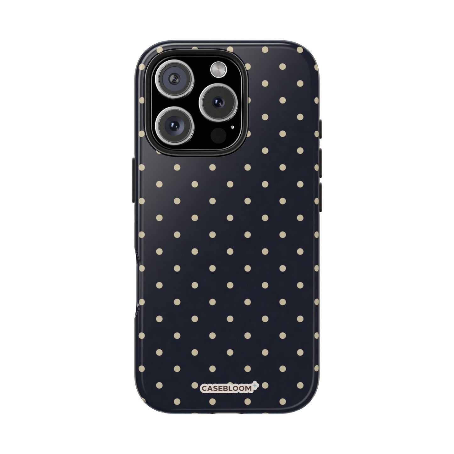 Midnight Blue Mini Dot - iPhone Case