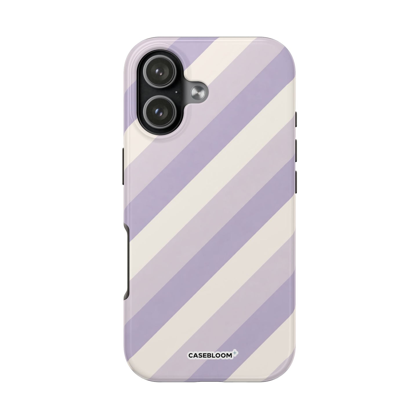 Lilac Lines Flow - iPhone Case