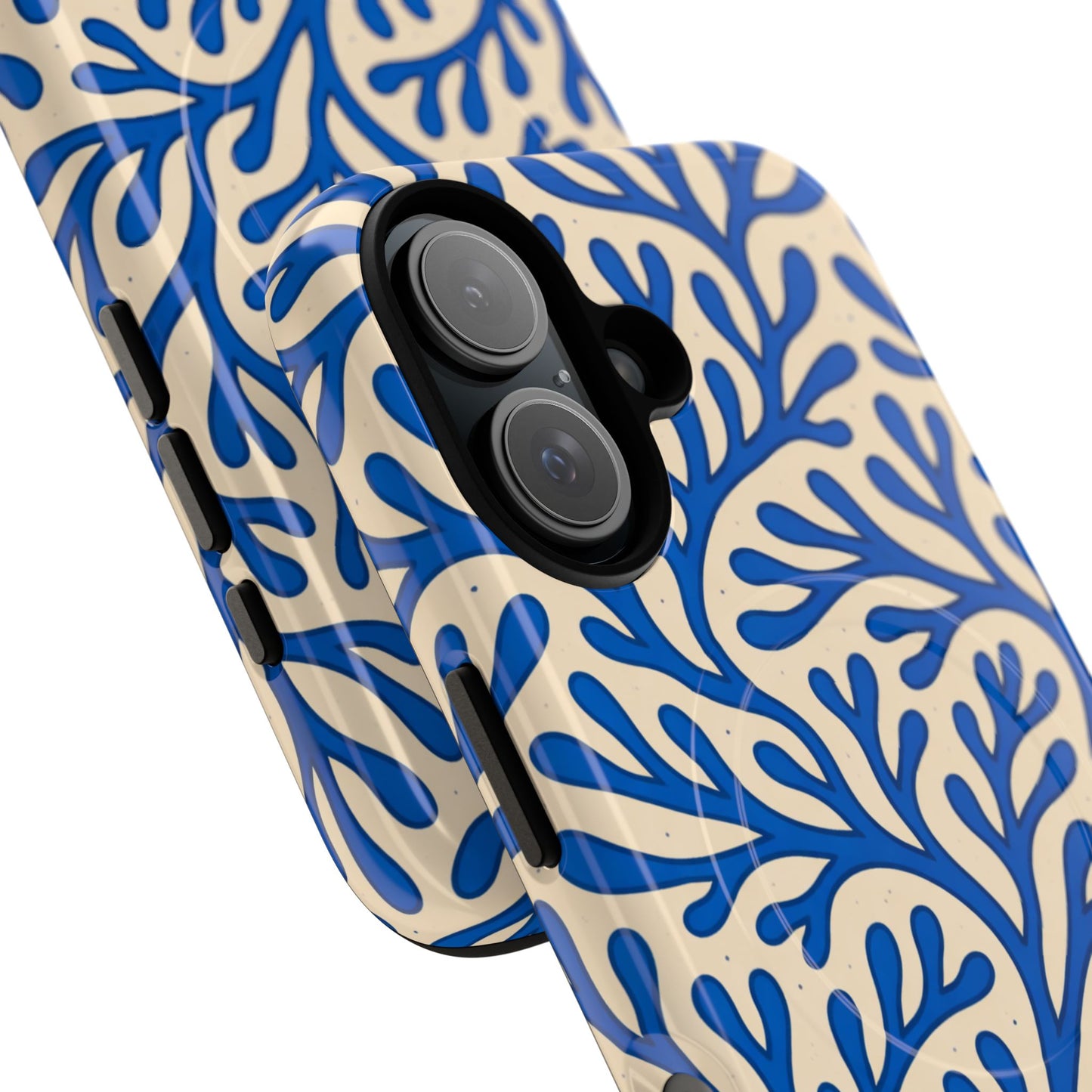Blue Coral Coastal - iPhone Case