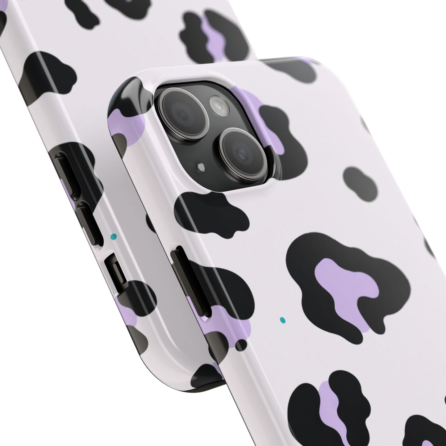 Lilac Leopard - iPhone Case