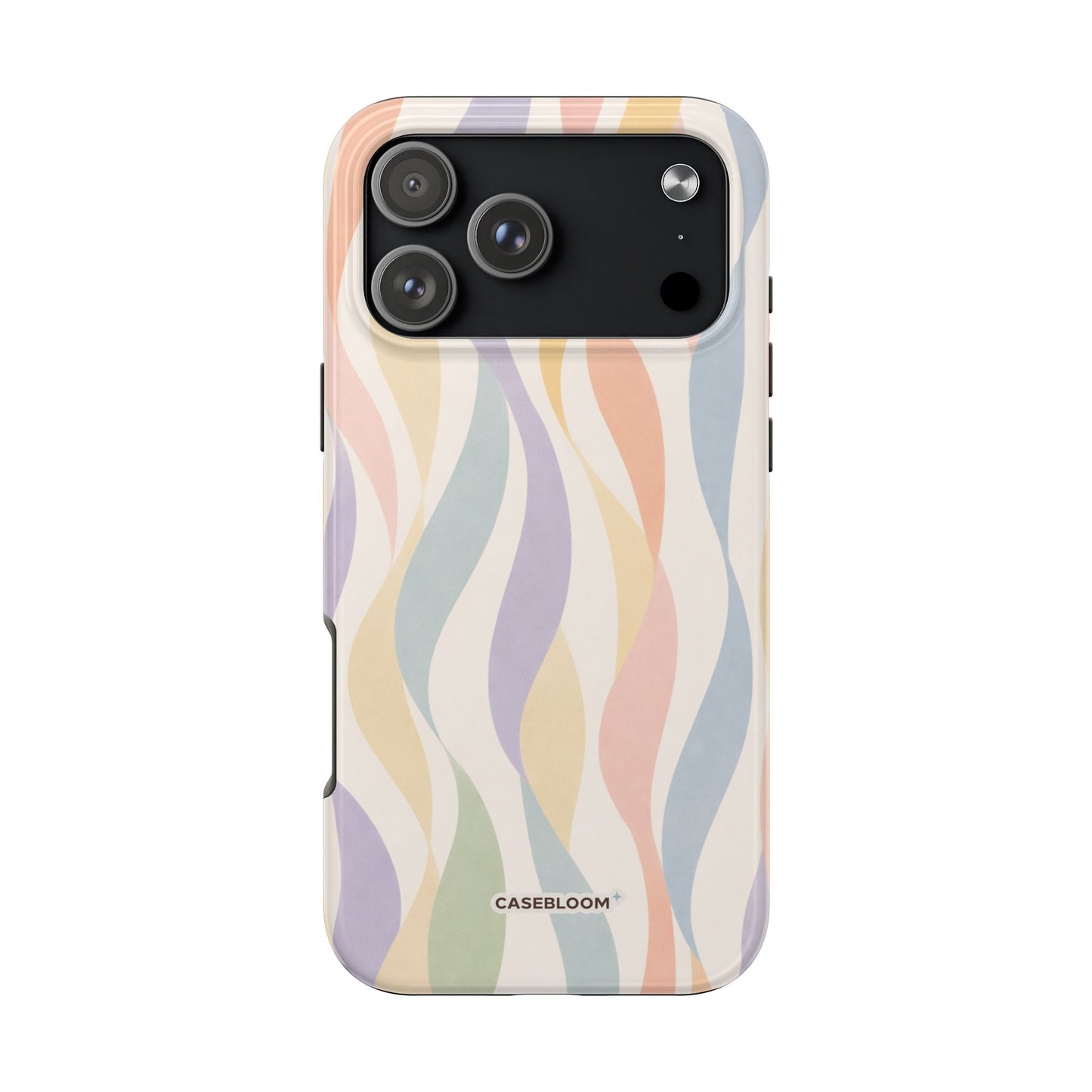 Pastel Wavy Bloom - iPhone Case