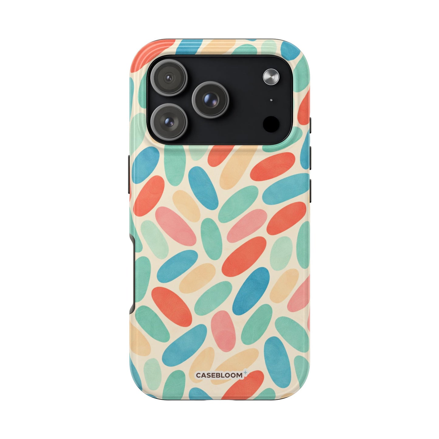 Retro Pebbles - iPhone Case