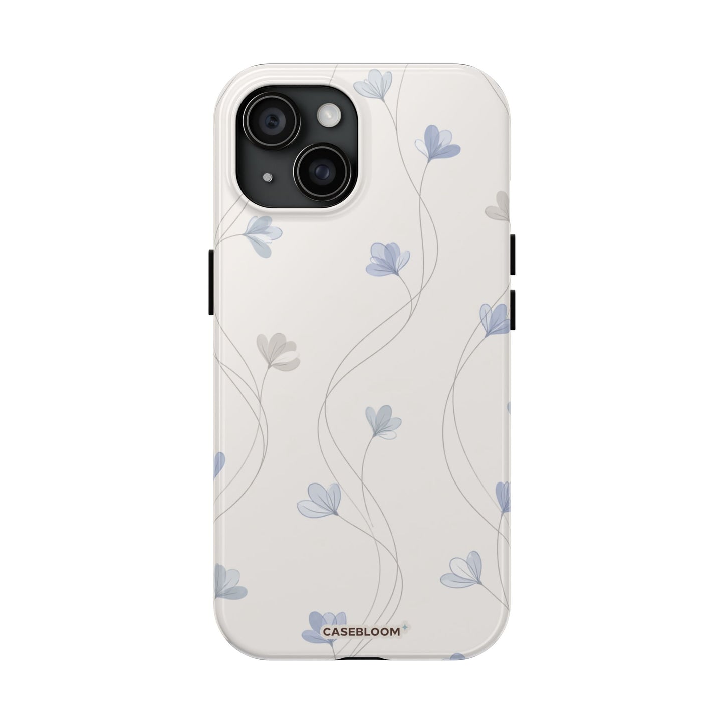 Blue Petal Vine - iPhone Case