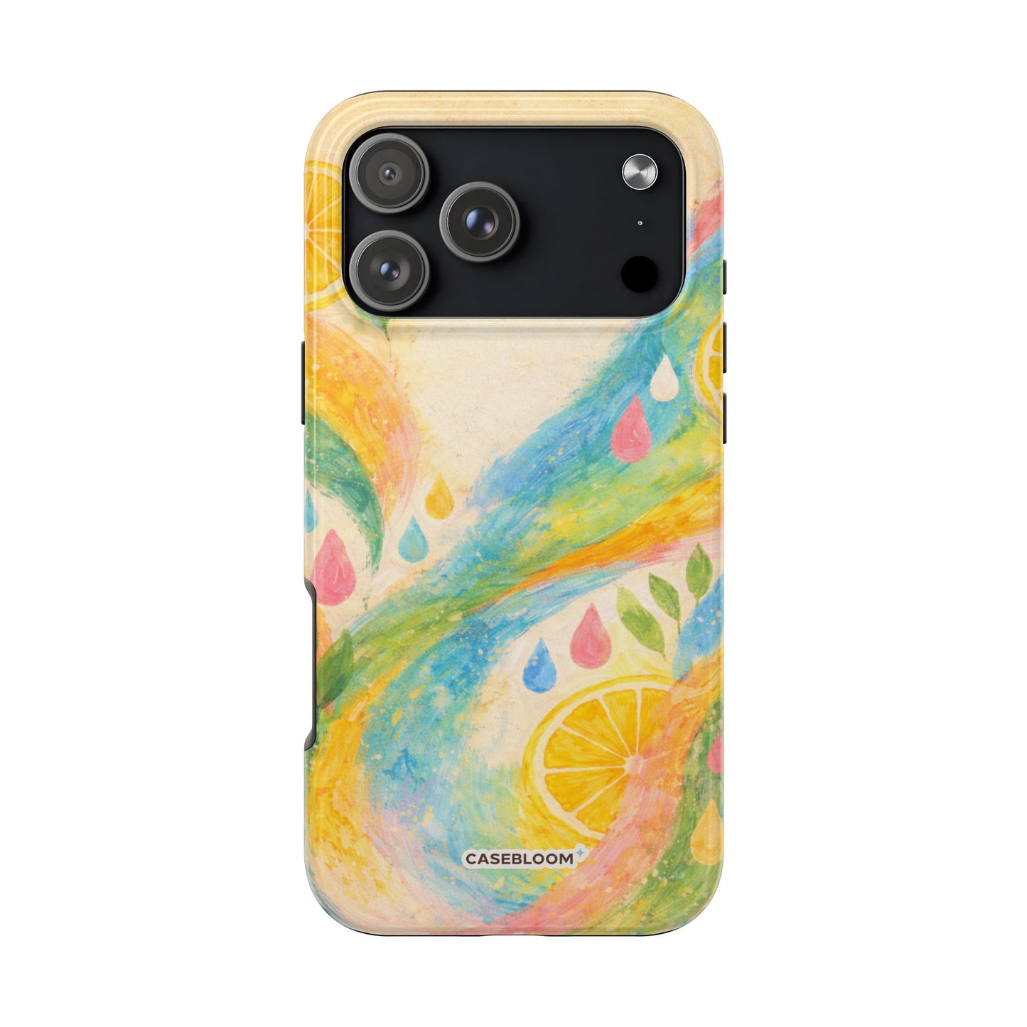 Painted Citrus Brushstroke - iPhone Case