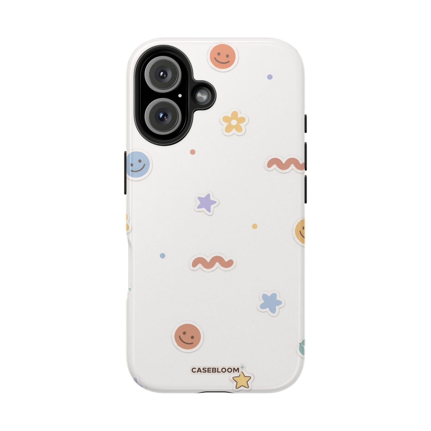 Pastel Sticker Smile - iPhone Case