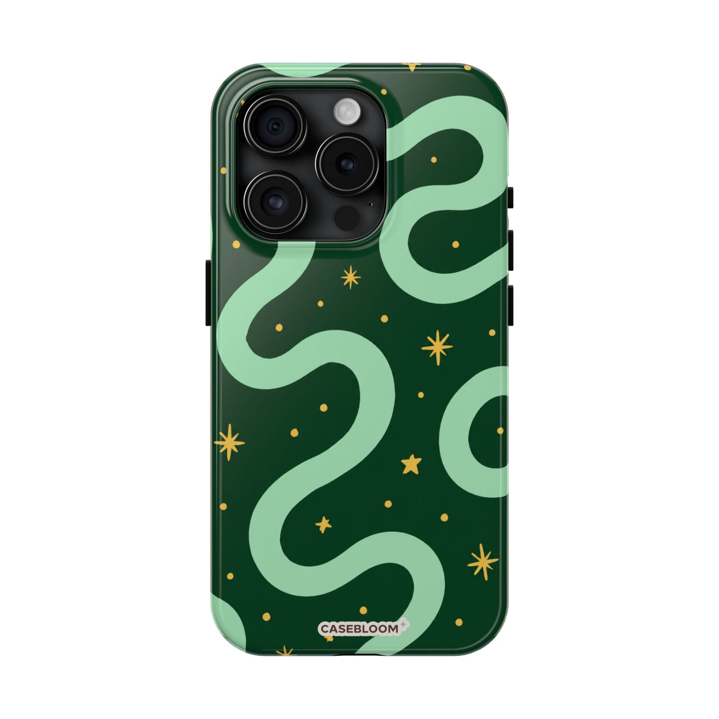 Midnight Mint Glow - iPhone Case