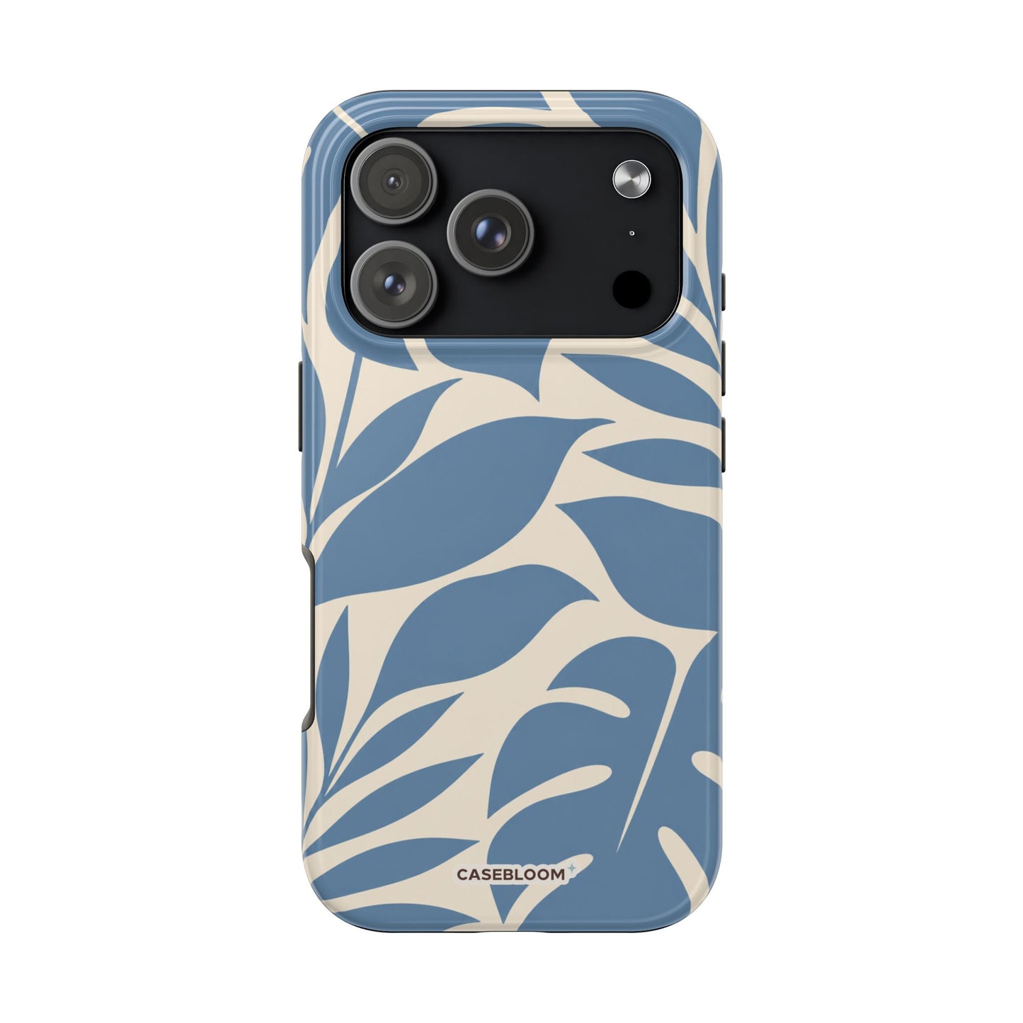 Misty Blue Botanica - iPhone Case