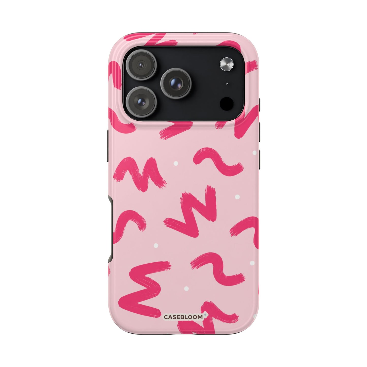 Bubblegum Squiggle - iPhone Case