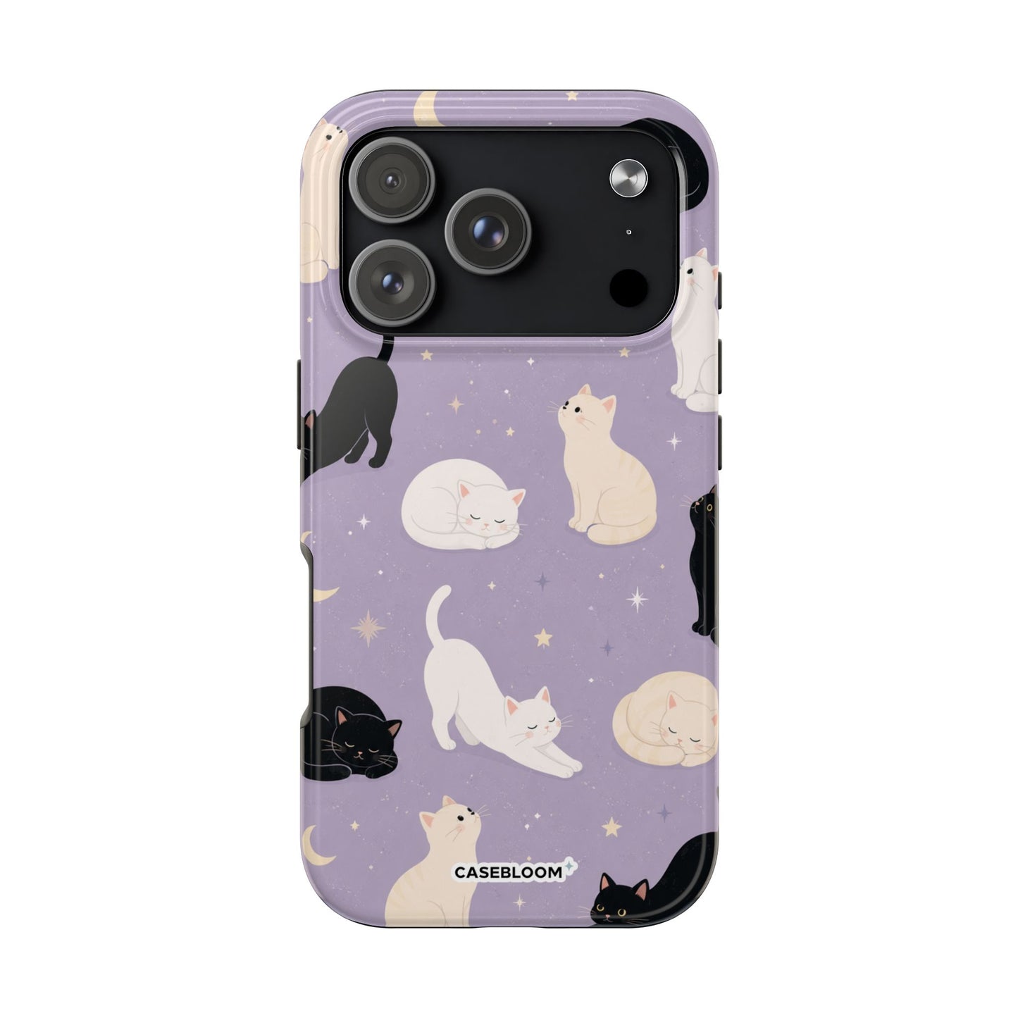Moonlit Cats - iPhone Case
