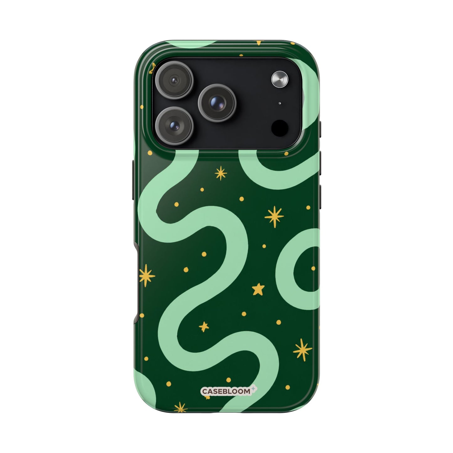 Midnight Mint Glow - iPhone Case