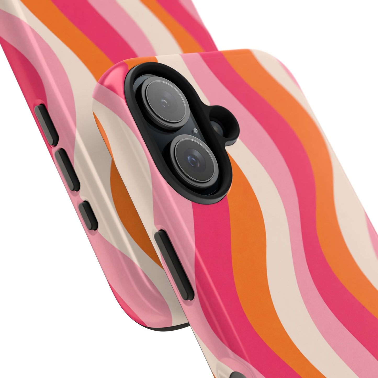 Orange Crush Waves - iPhone Case