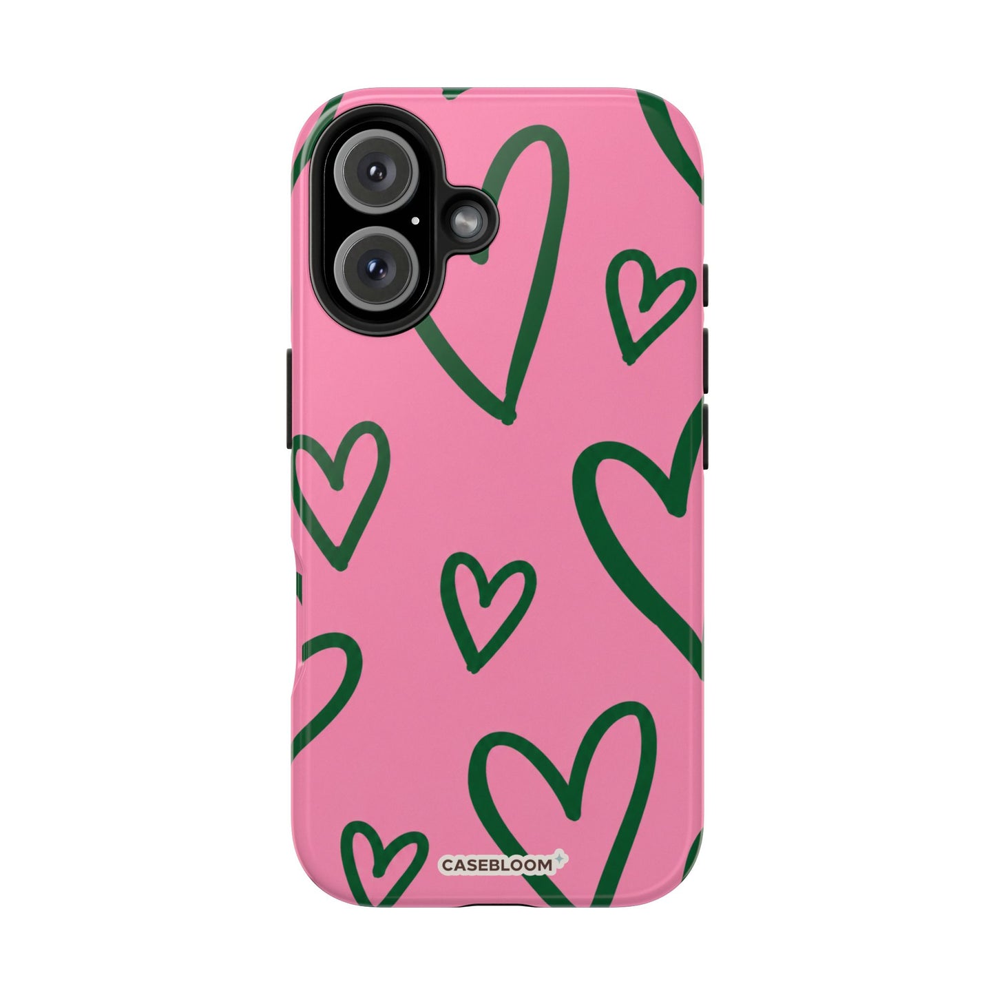 Pink Hearts - iPhone Case