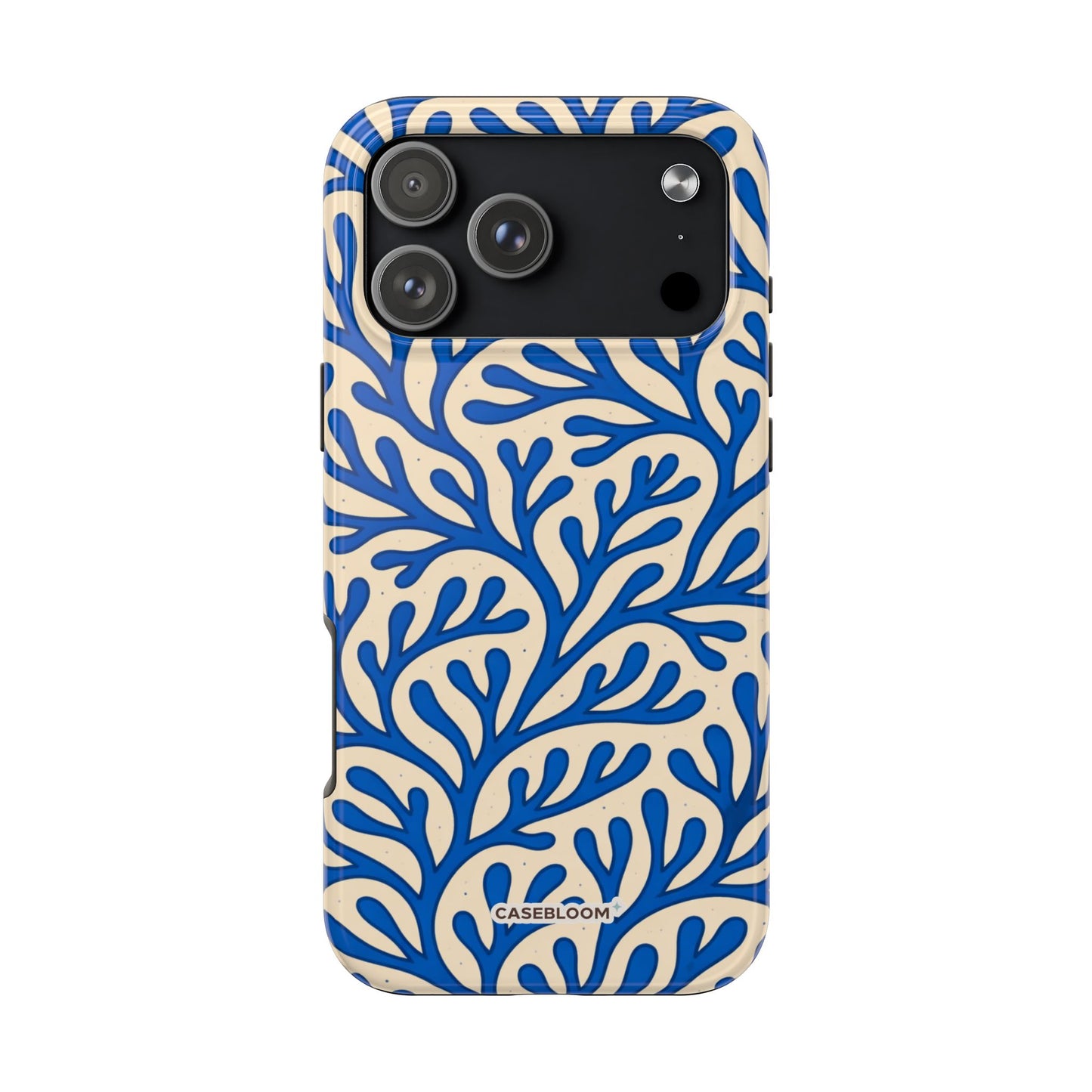 Blue Coral Coastal - iPhone Case
