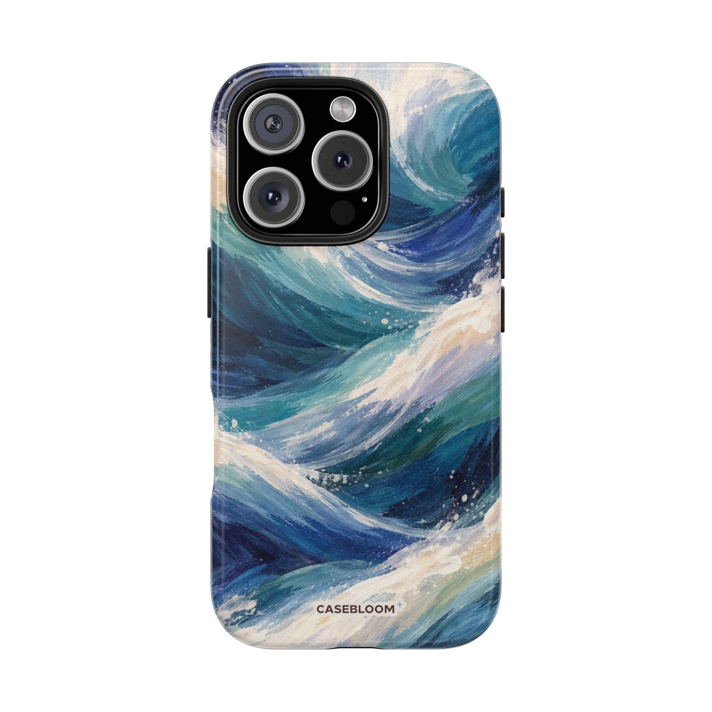 Ocean Wave Brushstroke - iPhone Case