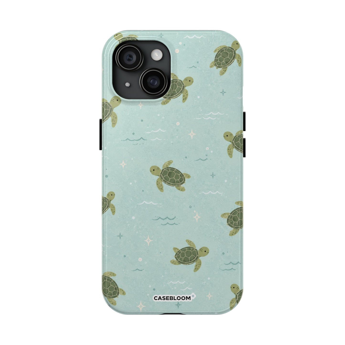 Mint Turtle Tide - iPhone Case