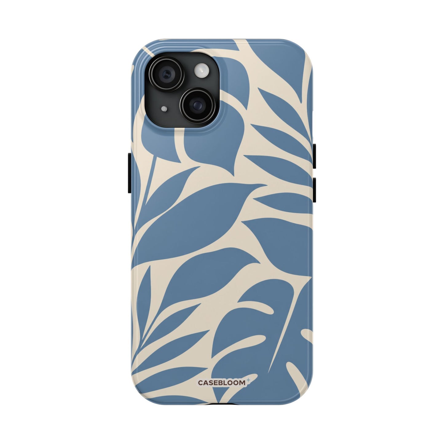 Misty Blue Botanica - iPhone Case