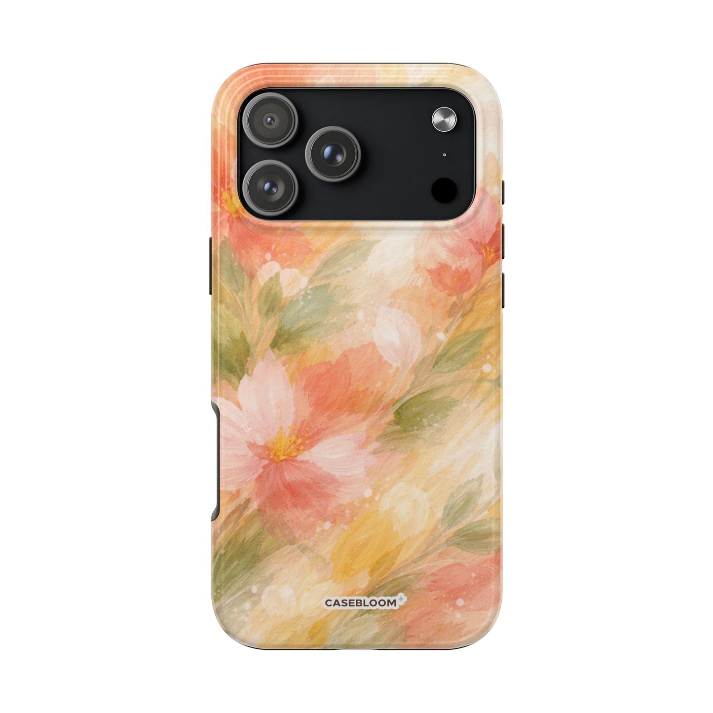 Peach Meadow Brushstroke - iPhone Case