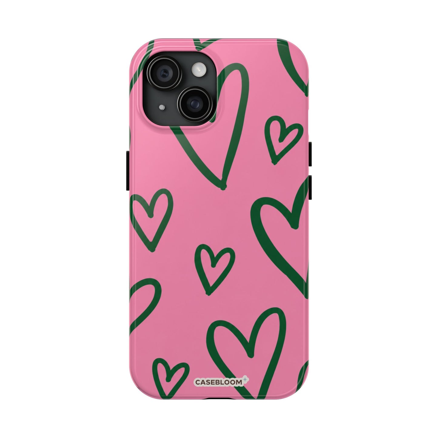 Pink Hearts - iPhone Case