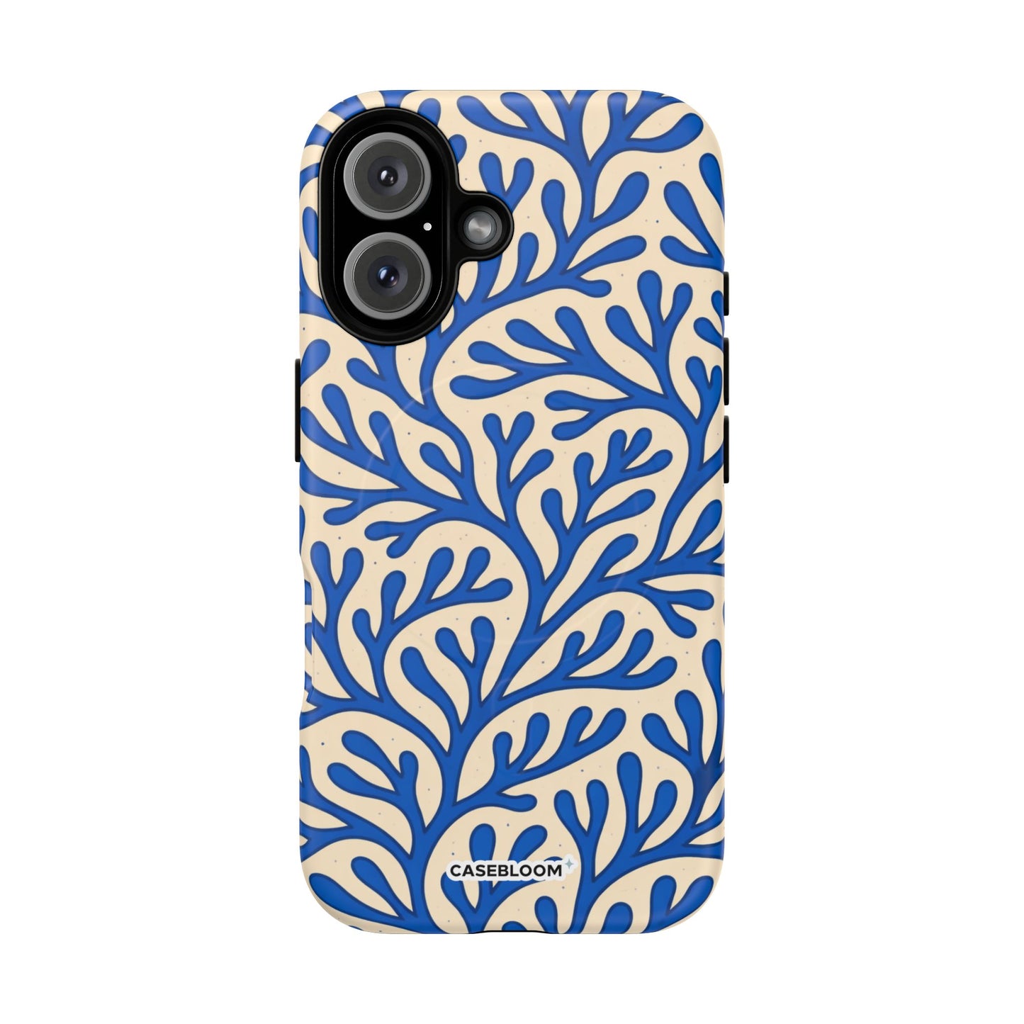 Blue Coral Coastal - iPhone Case