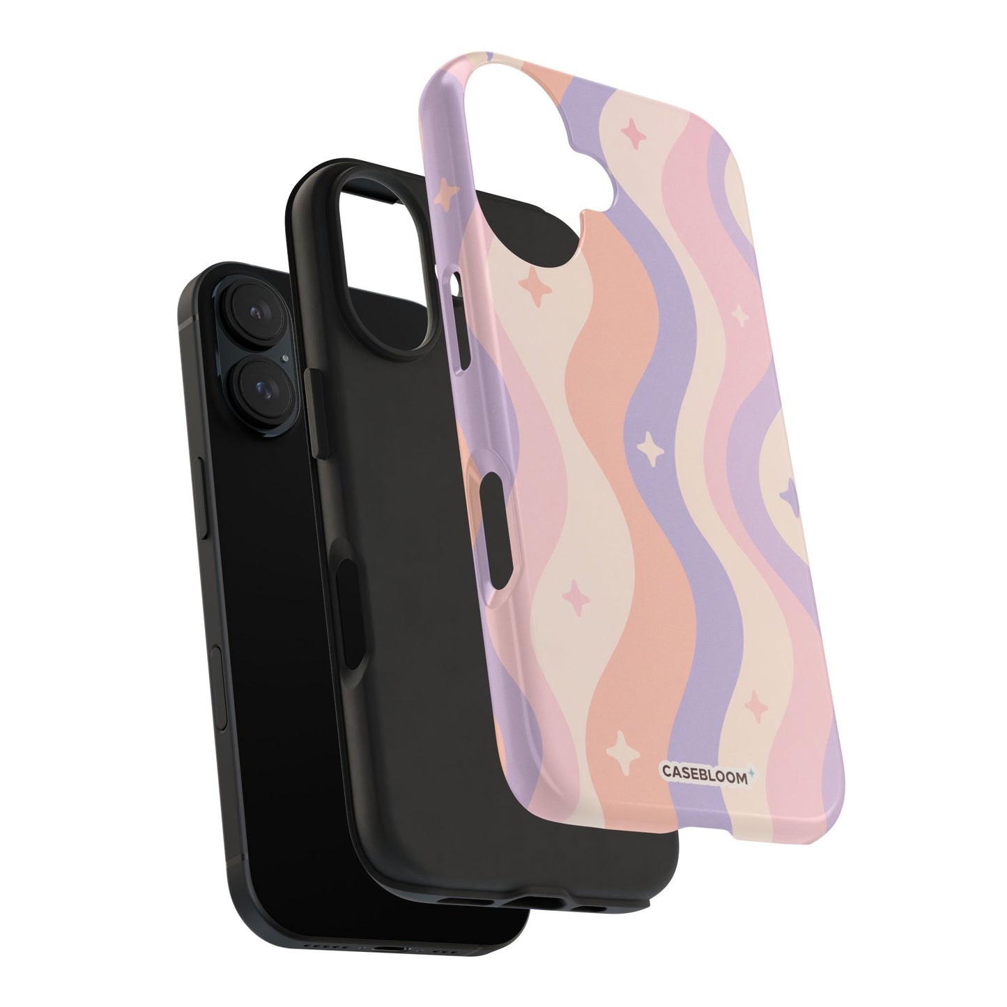 Pastel Stars Flow - iPhone Case