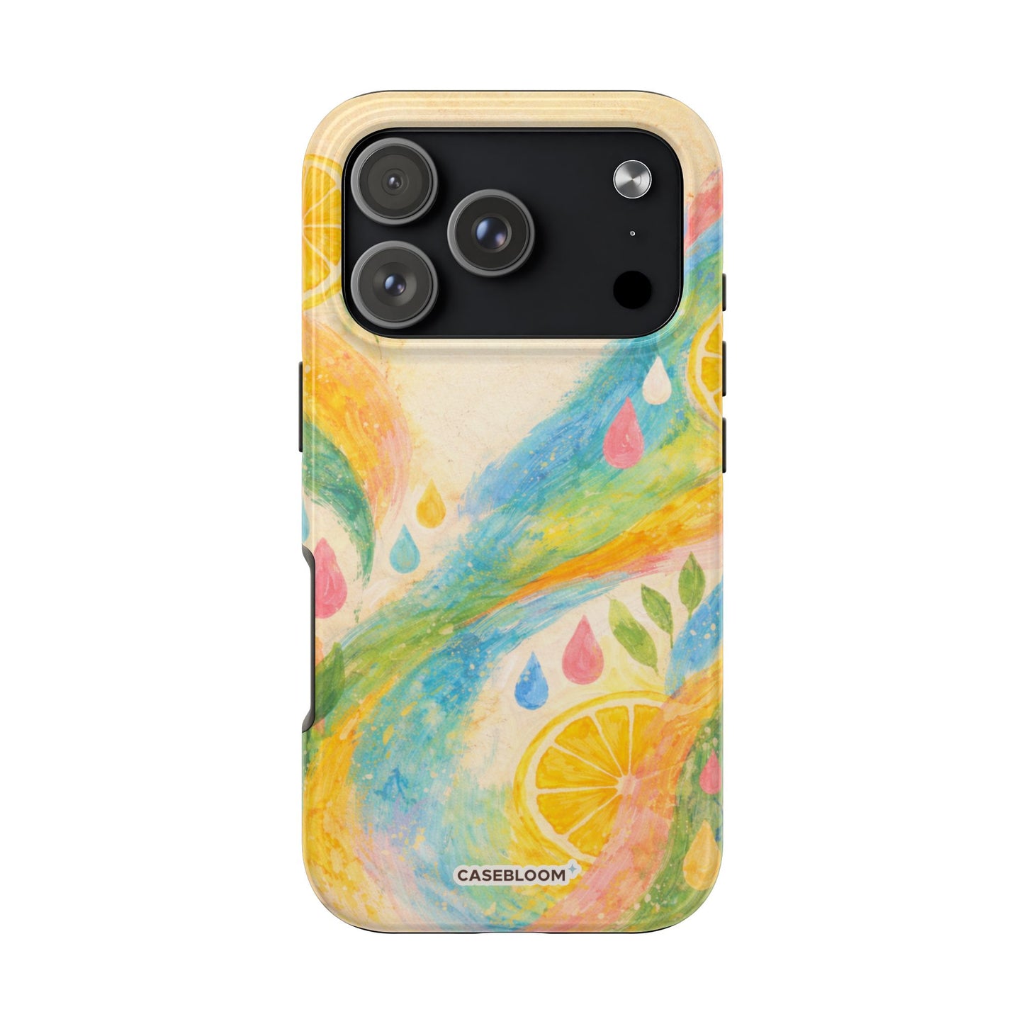 Painted Citrus Brushstroke - iPhone Case