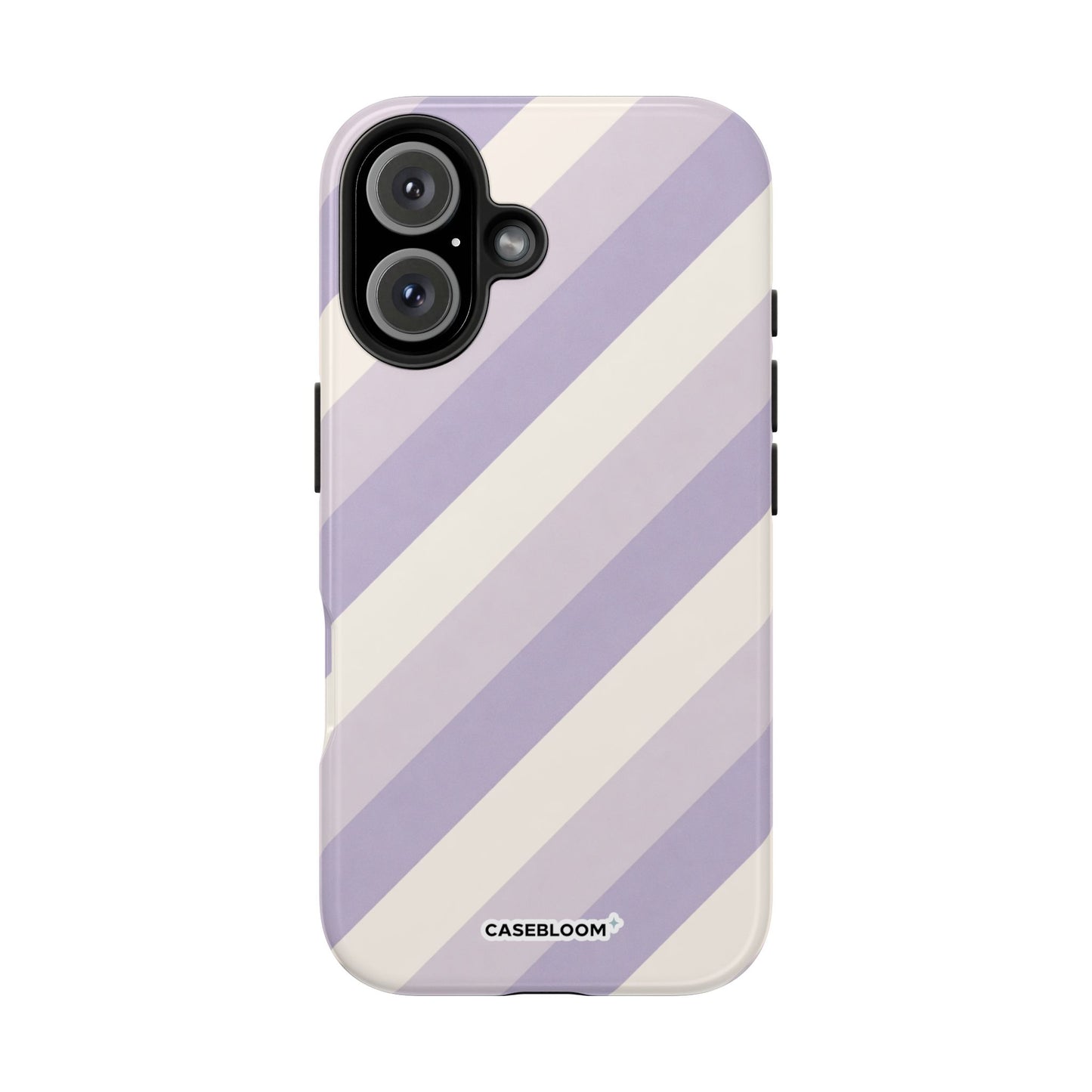 Lilac Lines Flow - iPhone Case