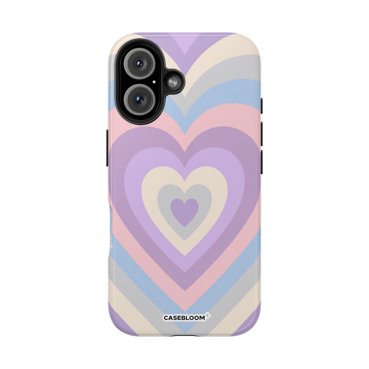 Heart Layers Lilac - iPhone Case