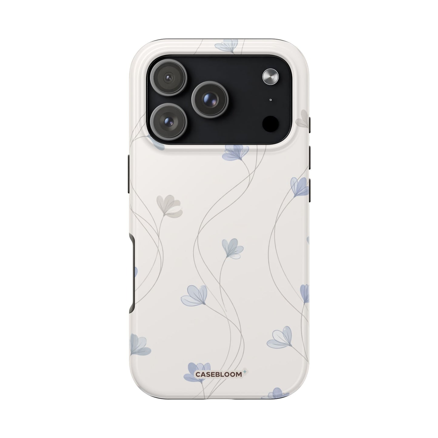 Blue Petal Vine - iPhone Case