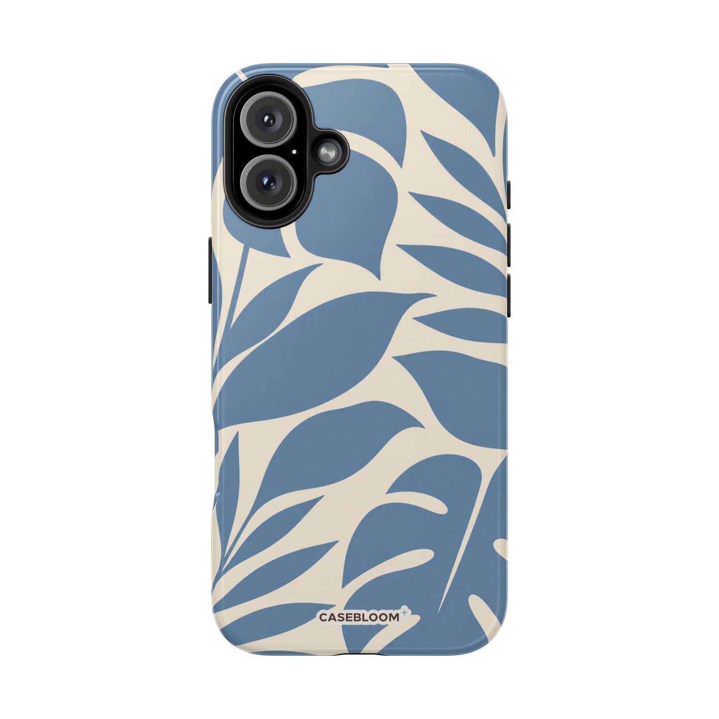 Misty Blue Botanica - iPhone Case