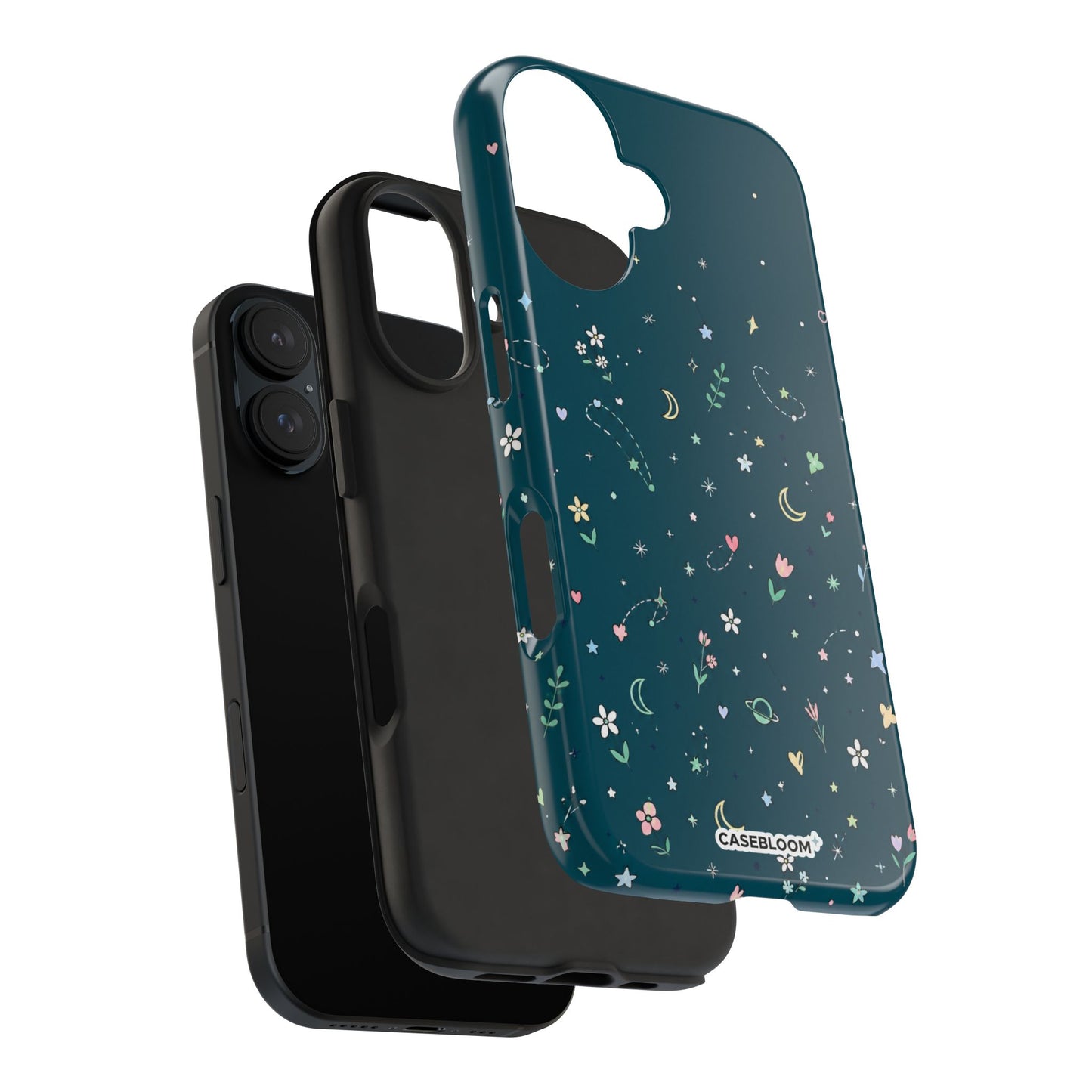 Midnight Flower Wish - iPhone Case