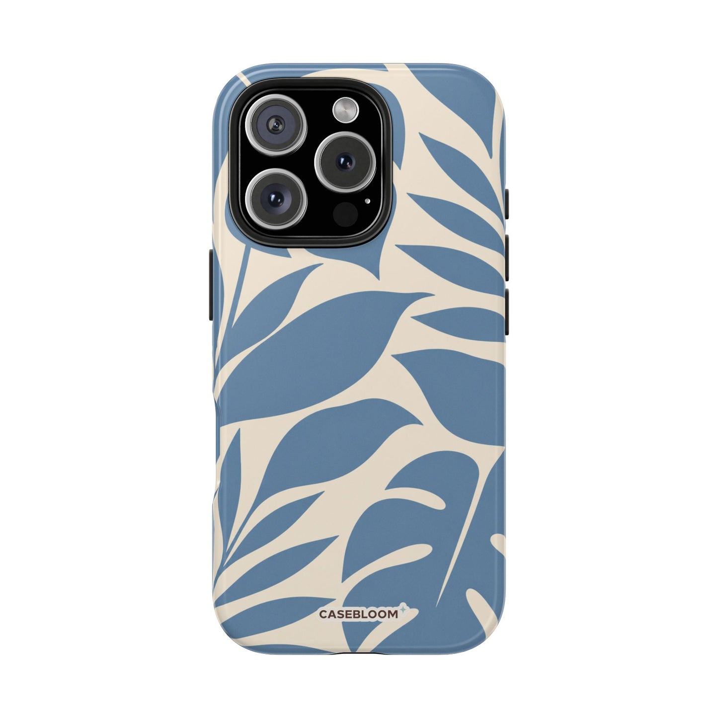 Misty Blue Botanica - iPhone Case