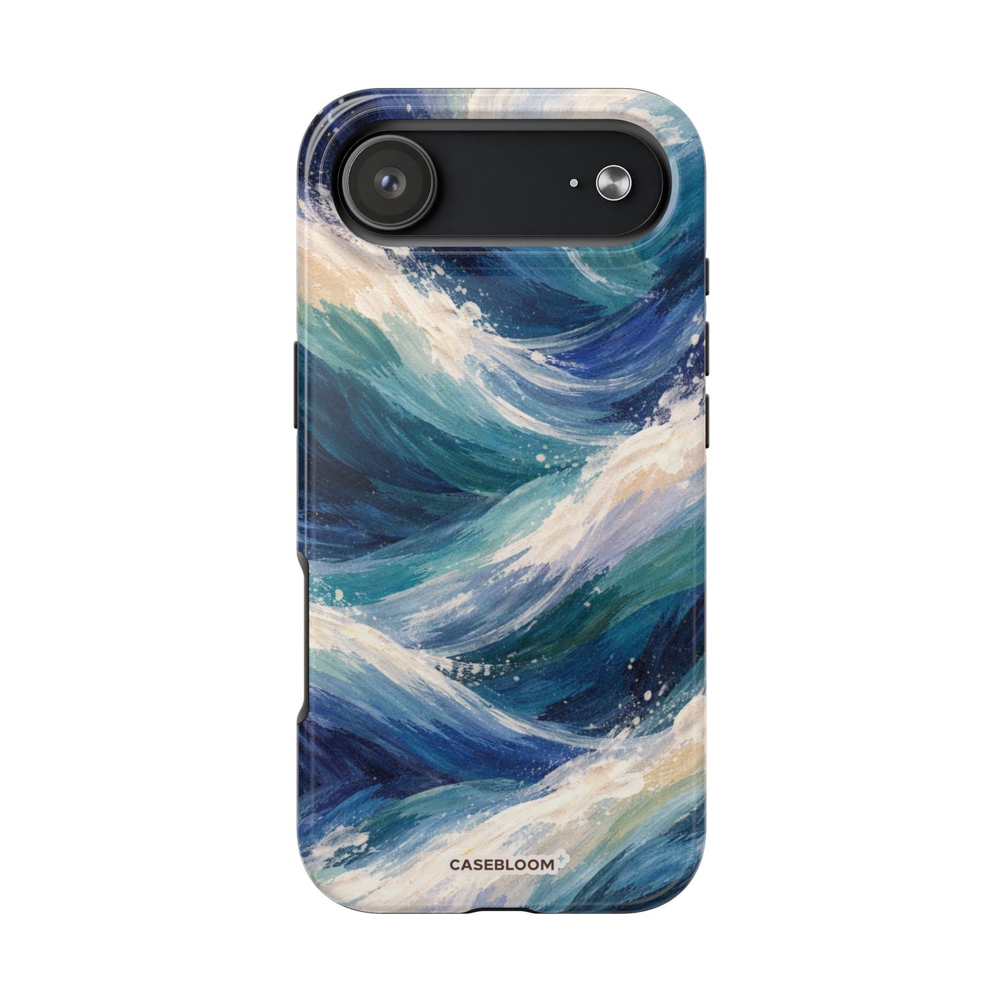 Ocean Wave Brushstroke - iPhone Case