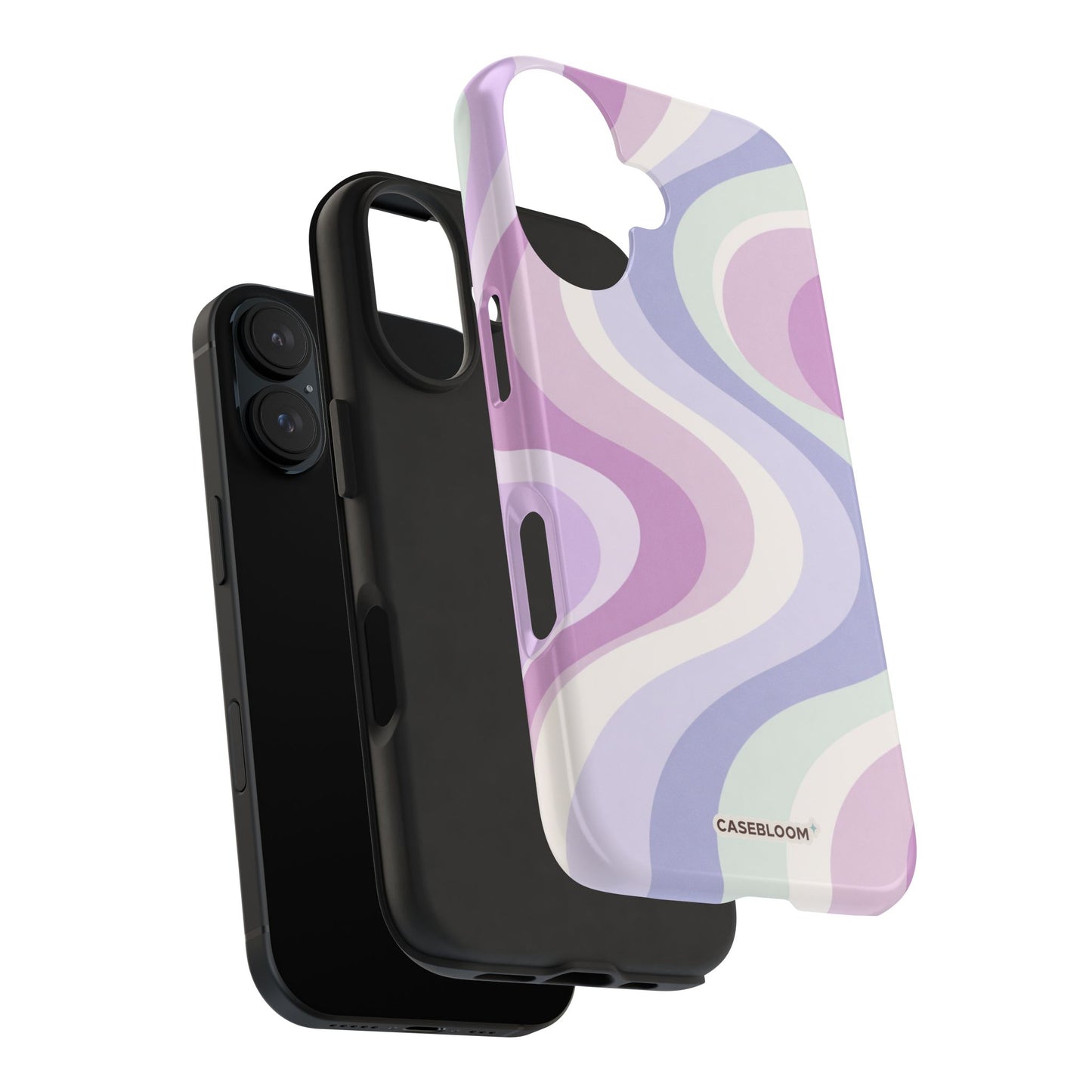 Pastel Drift Waves - iPhone Case