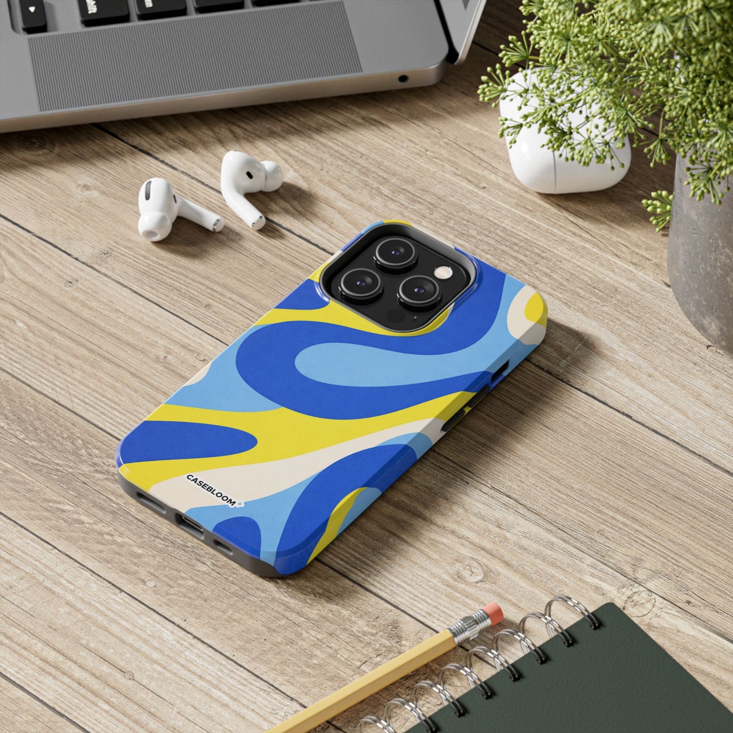 Cobalt Blue Lemon - iPhone Case