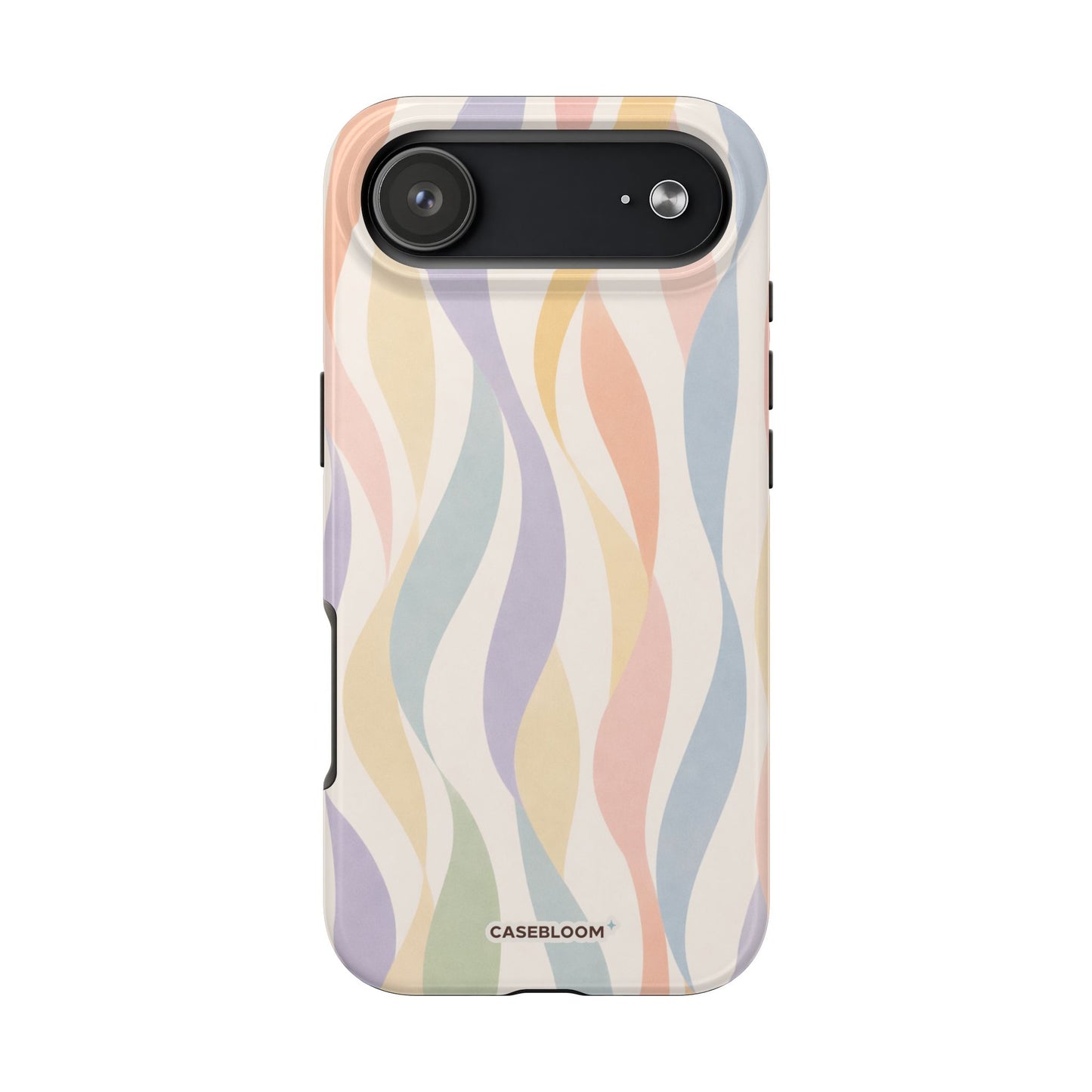 Pastel Wavy Bloom - iPhone Case
